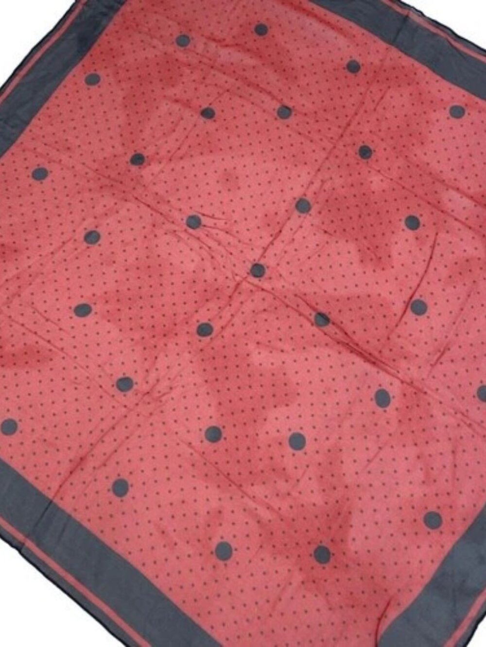 DIOR/ChristianDior - Red Black Scarf